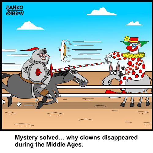 Sanko and Gibson&rsquo;s cartoon